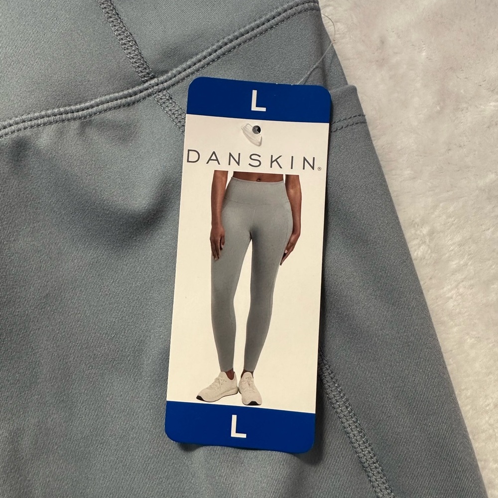 Danskin Nebula High Rise Brushed Legging Size Large NWT Inseam 25” - Picture 3 of 16
